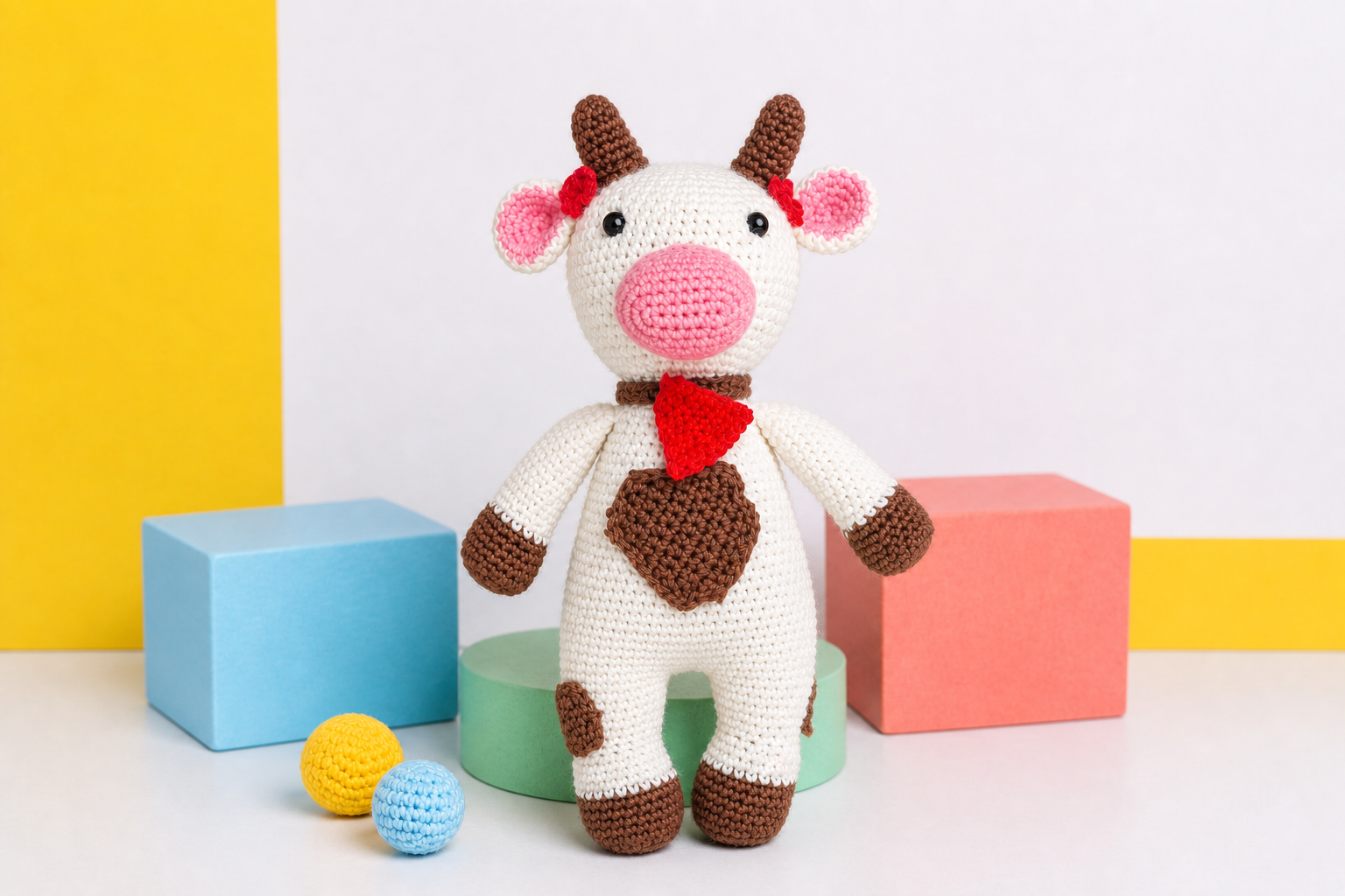Vaquinha amigurumi artesanal